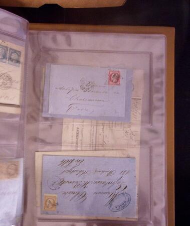 1849-1899 +210 lettres (qq devants) en 3 classeurs