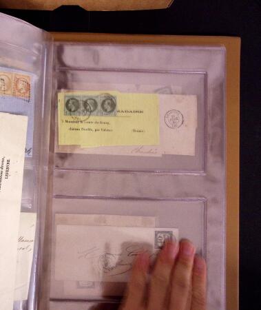 1849-1899 +210 lettres (qq devants) en 3 classeurs