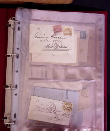 1849-1899 +210 lettres (qq devants) en 3 classeurs