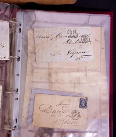 1849-1899 +210 lettres (qq devants) en 3 classeurs