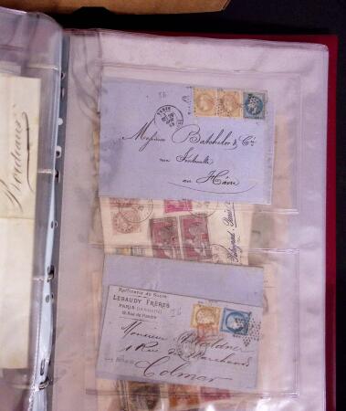 1849-1899 +210 lettres (qq devants) en 3 classeurs