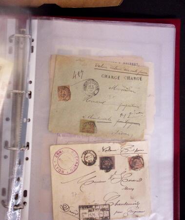 1849-1899 +210 lettres (qq devants) en 3 classeurs
