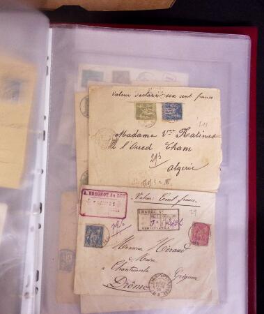 1849-1899 +210 lettres (qq devants) en 3 classeurs