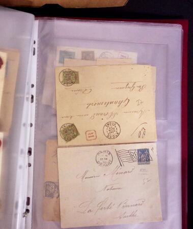 1849-1899 +210 lettres (qq devants) en 3 classeurs