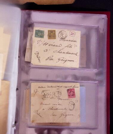 1849-1899 +210 lettres (qq devants) en 3 classeurs