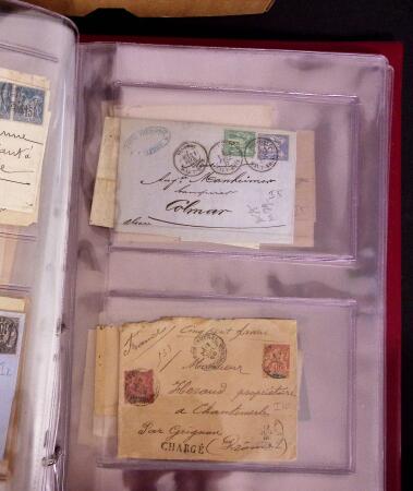 1849-1899 +210 lettres (qq devants) en 3 classeurs