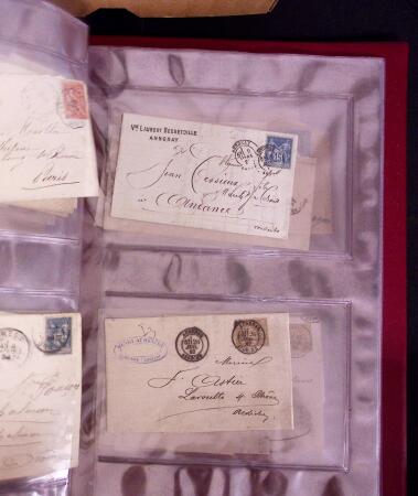 1849-1899 +210 lettres (qq devants) en 3 classeurs