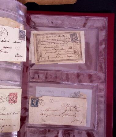1849-1899 +210 lettres (qq devants) en 3 classeurs