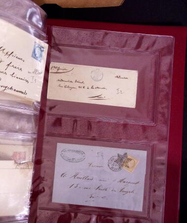 1849-1899 +210 lettres (qq devants) en 3 classeurs