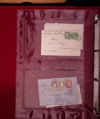 1849-1899 +210 lettres (qq devants) en 3 classeurs