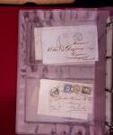 1849-1899 +210 lettres (qq devants) en 3 classeurs