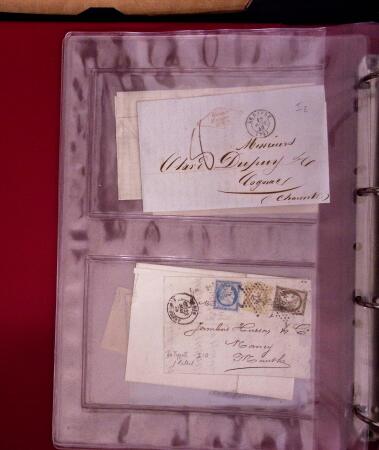 1849-1899 +210 lettres (qq devants) en 3 classeurs
