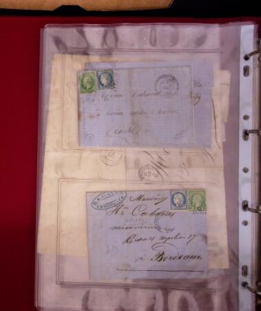 1849-1899 +210 lettres (qq devants) en 3 classeurs