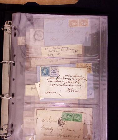 1849-1899 +210 lettres (qq devants) en 3 classeurs