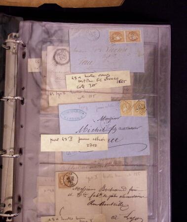 1849-1899 +210 lettres (qq devants) en 3 classeurs