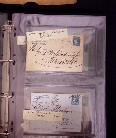 1849-1899 +210 lettres (qq devants) en 3 classeurs