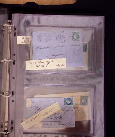1849-1899 +210 lettres (qq devants) en 3 classeurs