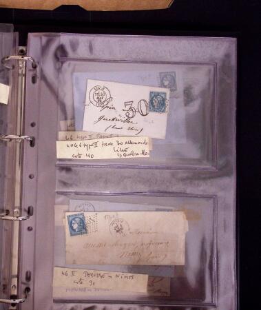 1849-1899 +210 lettres (qq devants) en 3 classeurs