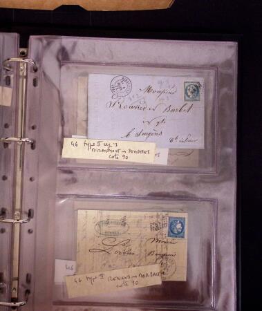 1849-1899 +210 lettres (qq devants) en 3 classeurs