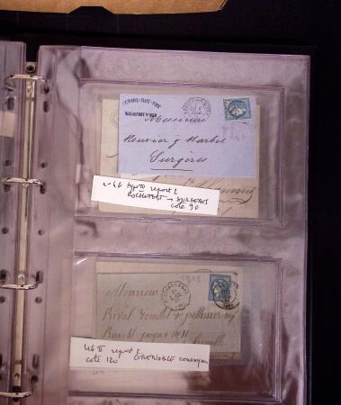 1849-1899 +210 lettres (qq devants) en 3 classeurs