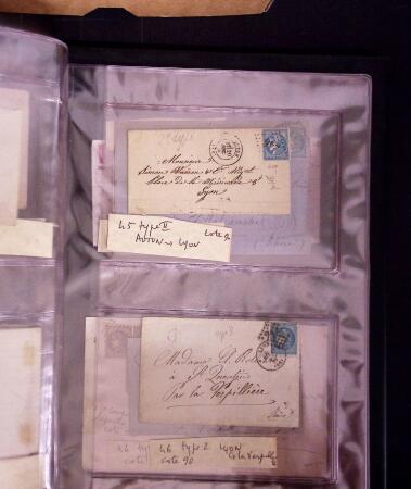 1849-1899 +210 lettres (qq devants) en 3 classeurs