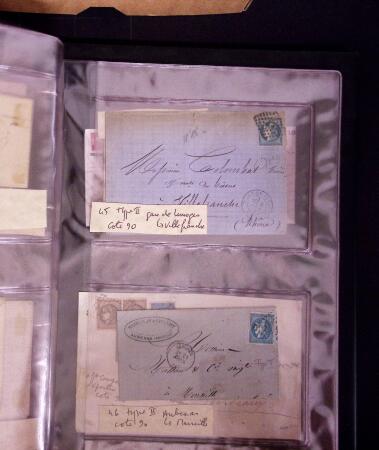 1849-1899 +210 lettres (qq devants) en 3 classeurs