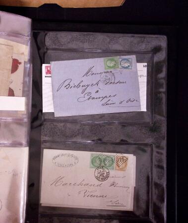 1849-1899 +210 lettres (qq devants) en 3 classeurs