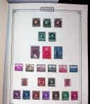 1840-1940 All-world collection in five albums with GB, Greece, USA, France, Belgium, China, colonies, etc.