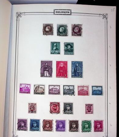 1840-1940 All-world collection in five albums with GB, Greece, USA, France, Belgium, China, colonies, etc.