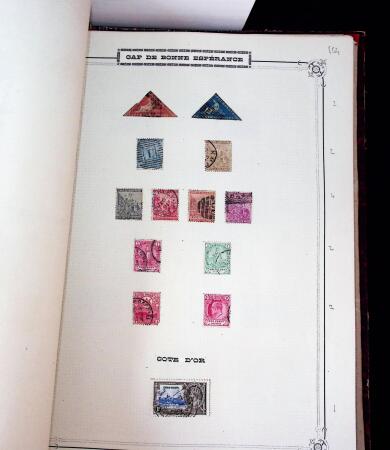 1840-1940 All-world collection in five albums with GB, Greece, USA, France, Belgium, China, colonies, etc.