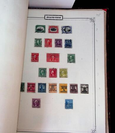 1840-1940 All-world collection in five albums with GB, Greece, USA, France, Belgium, China, colonies, etc.