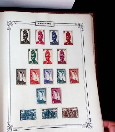 1840-1940 All-world collection in five albums with GB, Greece, USA, France, Belgium, China, colonies, etc.