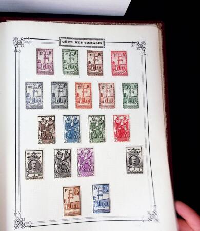 1840-1940 All-world collection in five albums with GB, Greece, USA, France, Belgium, China, colonies, etc.