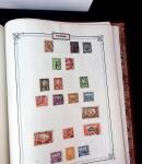 1840-1940 All-world collection in five albums with GB, Greece, USA, France, Belgium, China, colonies, etc.