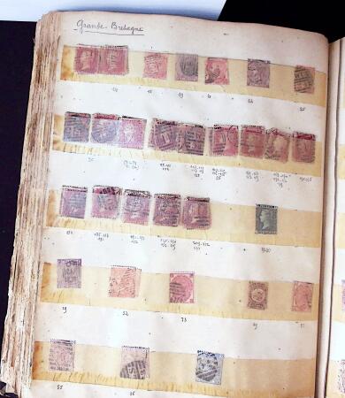 1840-1940 All-world collection in five albums with GB, Greece, USA, France, Belgium, China, colonies, etc.