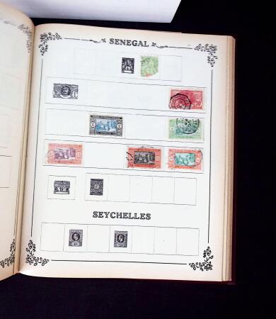 1840-1940 All-world collection in five albums with GB, Greece, USA, France, Belgium, China, colonies, etc.