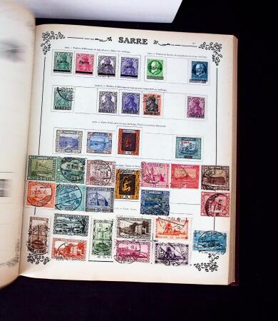 1840-1940 All-world collection in five albums with GB, Greece, USA, France, Belgium, China, colonies, etc.