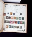 1840-1940 All-world collection in five albums with GB, Greece, USA, France, Belgium, China, colonies, etc.
