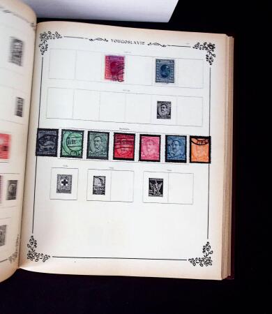 1840-1940 All-world collection in five albums with GB, Greece, USA, France, Belgium, China, colonies, etc.