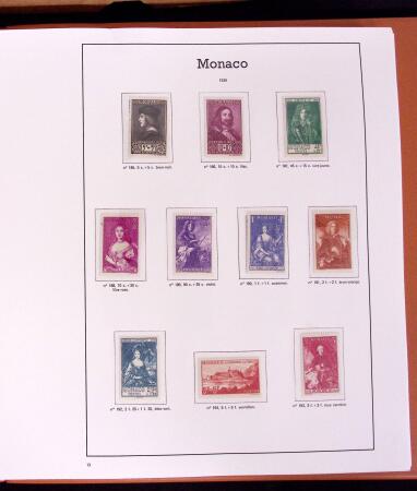 1939-2007 collection de timbres neufs en 7 albums avec