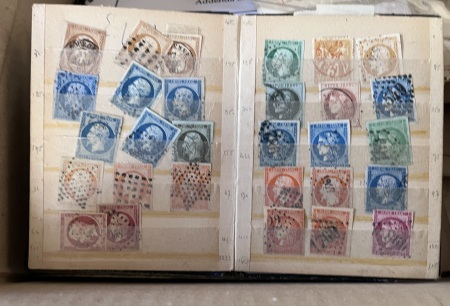 1849-1876  Vrac de classique dont énormément de bleu
