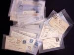 VAR 1849-1876 lot de 54 lettres choisies pour la qualité
