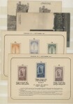 1917-1955, Joli lot de 25 épreuves de couleur sans faciale de la série "paysage et architecture", plus 27 épreuves de luxe après guerre, TB