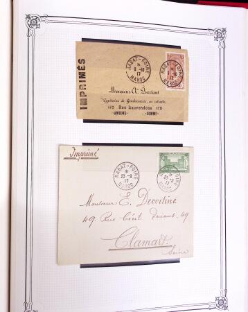 1906-17, Lot de 14 lettres et cartes ainsi qu'une vignette