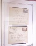1906-17, Lot de 14 lettres et cartes ainsi qu'une vignette