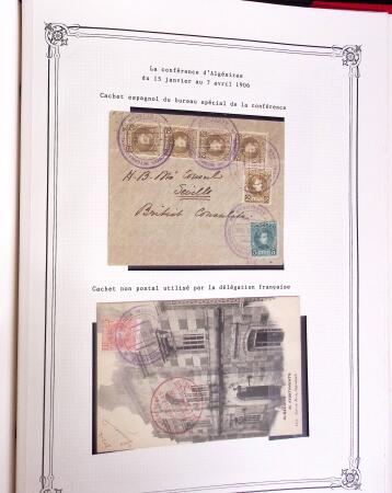 1906-17, Lot de 14 lettres et cartes ainsi qu'une vignette