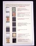 1849-1898, ensemble de Cérès et Empire sur grandes pages (dont n°18), 1 page d'obl. de GC, 1 page PC des GC, 2 de nuances du n°14, 1 d'obl. losange PC sur n°14 et 1 d'obl. jour de l'an sur n°75, TB