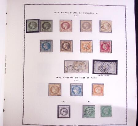 1849-2001, Collection de timbres de France en 4 albums MOC, des neufs dans les classiques, à noter n°1 et 9 obl., n°262 et Caisse d'amortissement en neufs, BF 3 et 6, PA 1/2, Prés, carnets Croix-Rouge 1952 et suivant