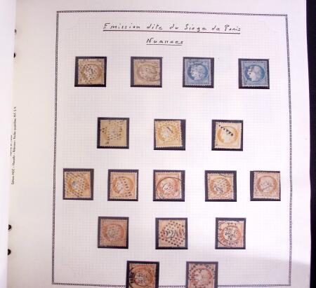 1849-2001, Collection de timbres de France en 4 albums MOC, des neufs dans les classiques, à noter n°1 et 9 obl., n°262 et Caisse d'amortissement en neufs, BF 3 et 6, PA 1/2, Prés, carnets Croix-Rouge 1952 et suivant