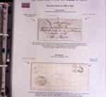 1746-1900, Collection d'exposition LA POSTE DANS L'AUDE en 80 pages avec une belle panoplie de PP à numéro, cursives rouges, T22, doubles cursives, PC du GC de Ginestas